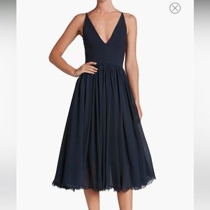 PERFECT Wedding Guest Dress - Dress the Population Alicia Chiffon Fit & Flare